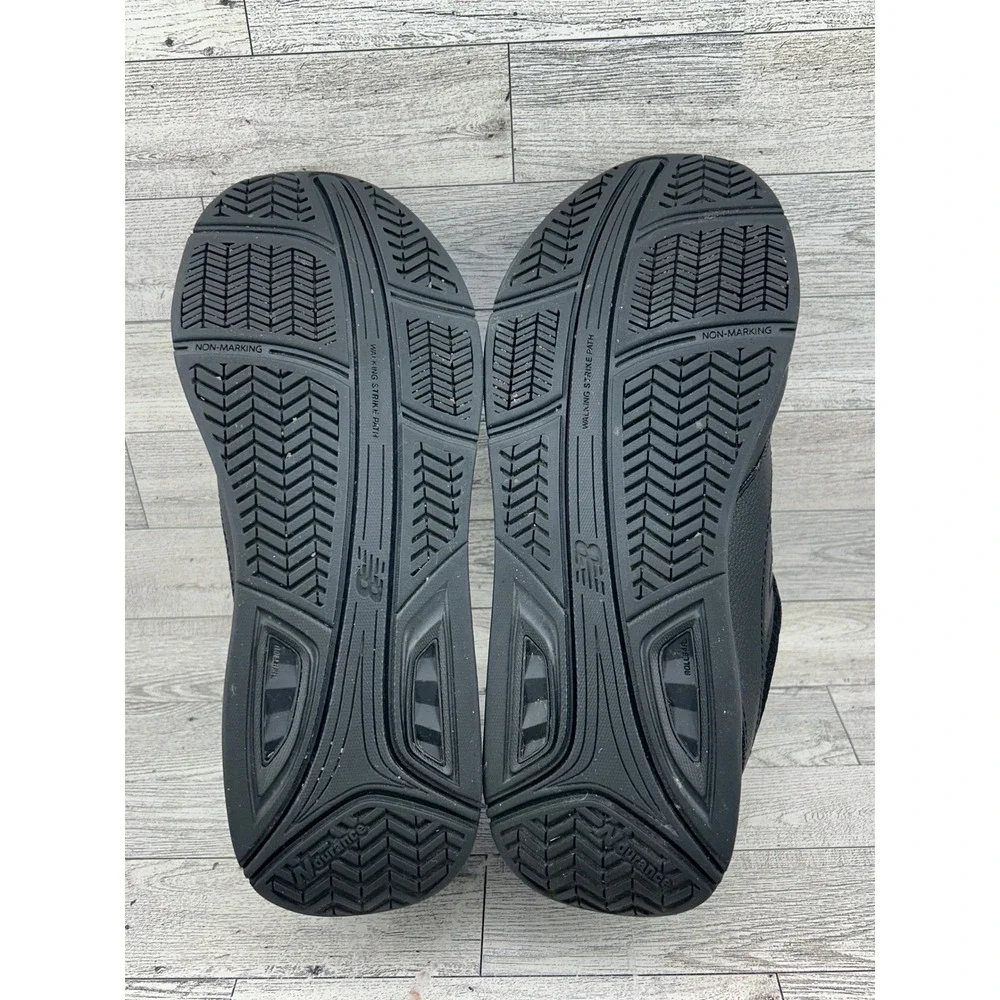 New Balance 928v3 Women 10.5D Men 9D Black Leather Walking Shoes‎ WW928BK3
